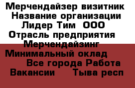 Мерчендайзер-визитник › Название организации ­ Лидер Тим, ООО › Отрасль предприятия ­ Мерчендайзинг › Минимальный оклад ­ 23 000 - Все города Работа » Вакансии   . Тыва респ.